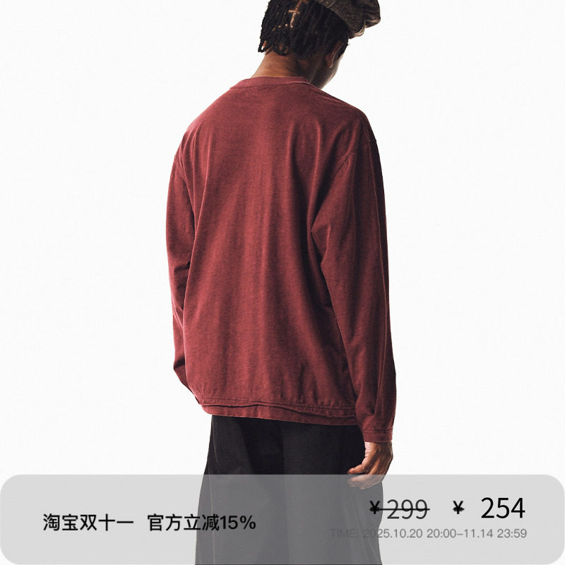 MANUFACTURE 水洗卷T恤