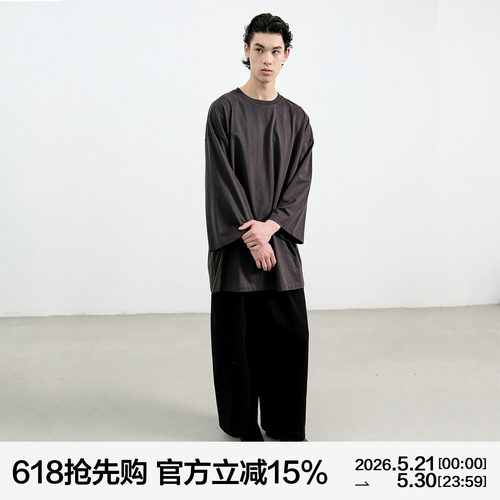 MANUFACTURE 廓形九分袖T恤