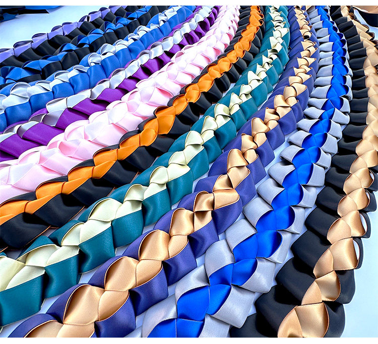 中性成人毕业编织花环毕业礼服搭配颜色鲜艳现货200多色可选