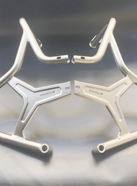 适用宝马R1200GS LC水鸟ADV改装摩托车油箱加强保险杠 防摔保护架