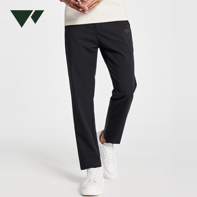 七匹狼透气弹力休闲长裤