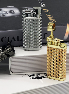 正品SPUNK司派克充气个性斜火焰烟斗打火机金属砂轮烟斗专用SK60