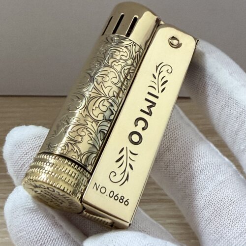 煤油打火机爱酷双面雕刻唐草