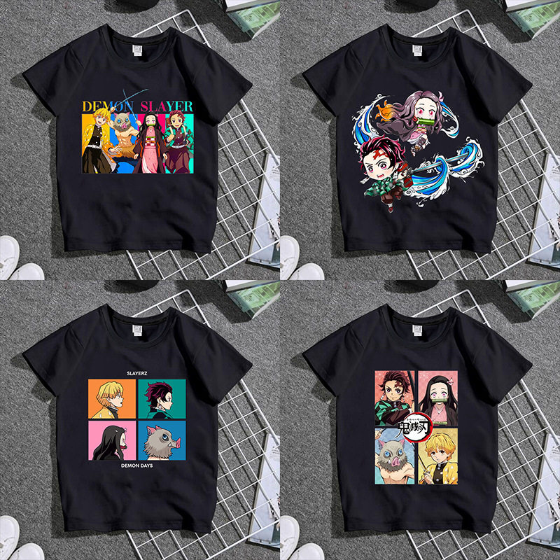 鬼灭之刃夏季童装短袖炭治郎儿童中小学生个性T恤亲子装上衣班服,模玩/动漫/周边/娃圈三坑/桌游,动漫T恤/鞋帽/服装,淘宝优惠券,粉丝福利购,淘宝优惠卷