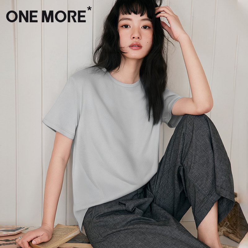 onemore冰丝速干防晒短袖t恤女