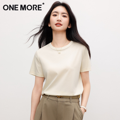 onemore抗菌正肩短袖t恤
