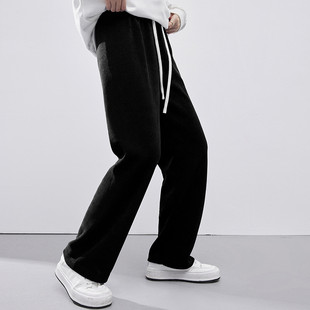 小个子阔腿裤 one 女纯色韩系百搭时尚 百搭休闲裤 more2025年秋季