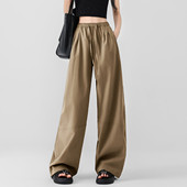 子宽松显瘦阔腿运动裤 one 2025新款 高腰运动裤 more休闲裤 女秋季