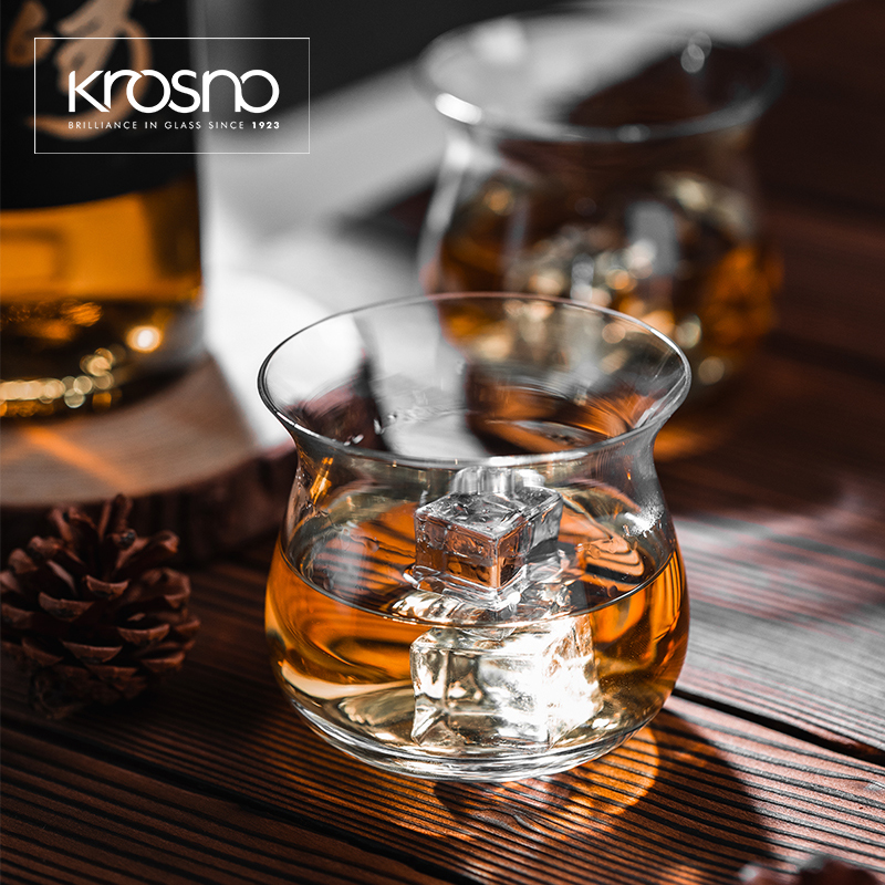 波兰进口无铅玻璃水杯家用甜品杯莫吉托鸡尾酒杯创意威士忌品酒杯