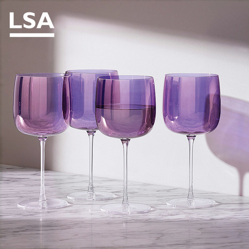 英国进口LSA黛拉紫红酒杯