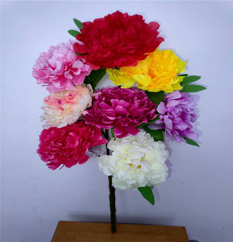 仿真花富贵大牡丹花绢布花假花客厅落地装饰花婚庆婚房供佛花包邮