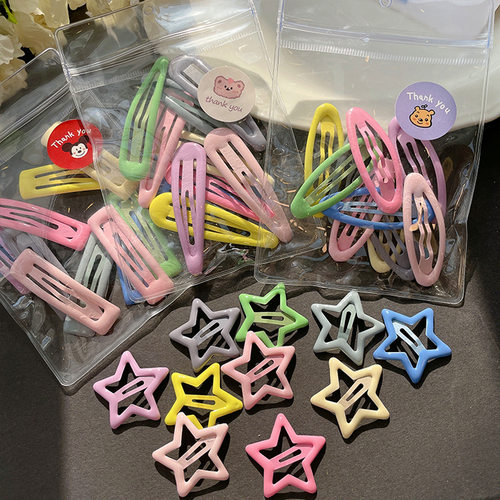 十个装星星发夹多巴胺bb夹少女心