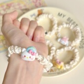 卡通眼罩发圈可爱发绳情侣手链少女心扎头绳高弹力发饰儿童皮套女