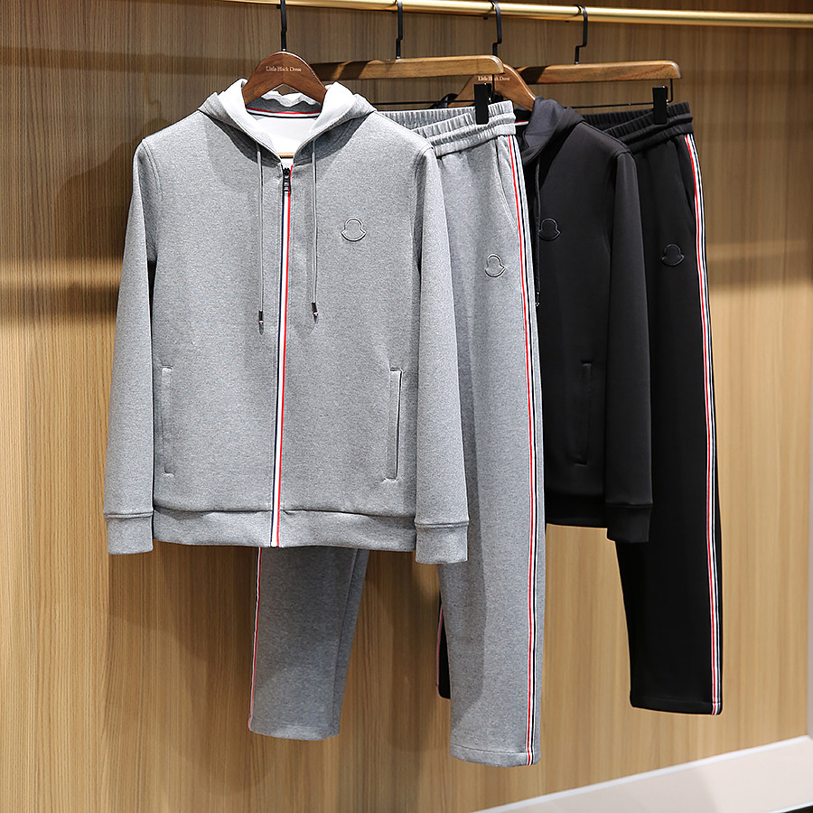 奢柔触感 | 男士高端天丝棉撞色运动套装 秋季连帽卫衣外套两件套,男装,休闲运动套装,淘宝优惠券,粉丝福利购,淘宝优惠卷