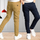 耐磨休闲百搭潮流秋冬长裤 16岁高腰 直筒裤 男童纯棉学生弹力修身