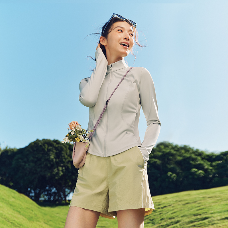 显瘦冰丝凉感透气户外运动外套