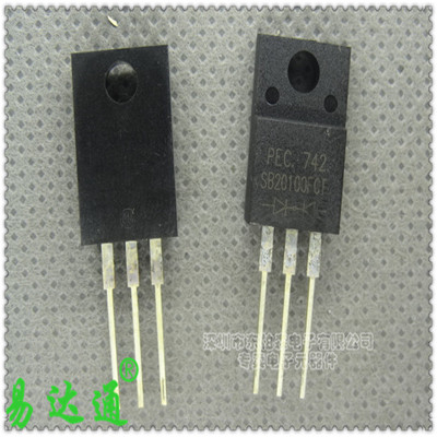SB20100FCT 开关充电源肖特基 20A 100V TO220-3全新现货