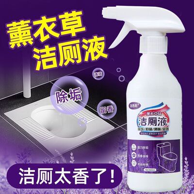 薰衣草马桶清洁剂洁西莉花香洁厕液液体强力去污除臭留香洁厕灵