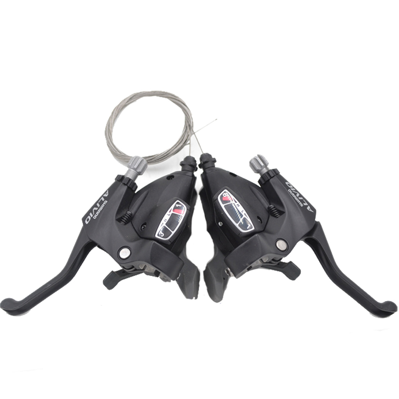 SHIMANO喜玛诺ALIVIO SL-M410 M310分体 连体 指拨 8速24速变速器