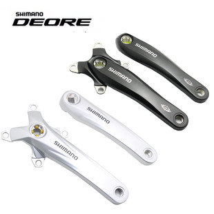 禧玛诺FC-M391 M390方孔M4000花键左右曲柄96 104BCD改装单盘曲柄