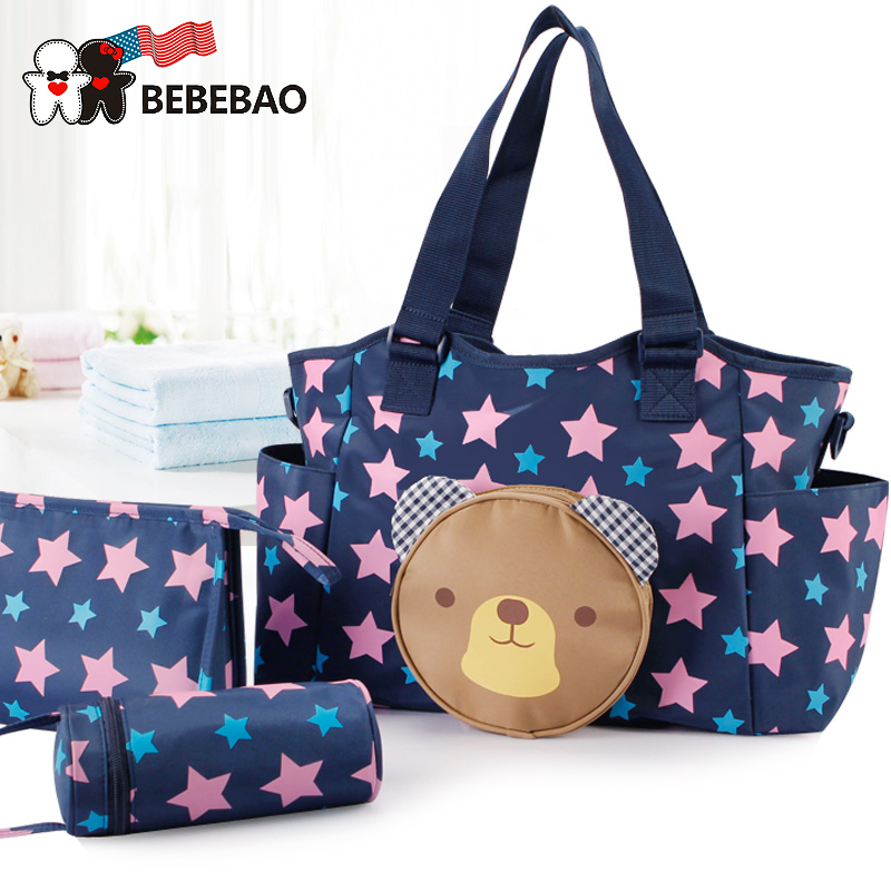 BEBEBAO妈咪包 斜挎包妈咪包 多功能大容量 星星熊