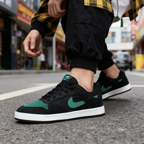 Nike/耐克男鞋SB ALLEYOOP滑板运动休闲鞋拼色低帮板鞋CJ0882-007