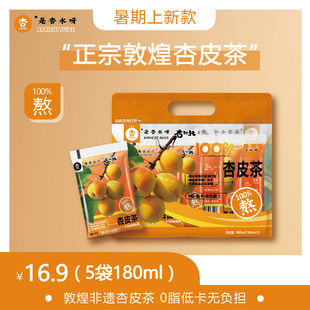 包邮 杏北北杏皮茶源于敦煌非遗刘红杏 单袋2.66 180ml手提包装