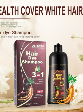 Ztazaki Hair Dye Shampoo 3 in 1 LONG LASTINGHAIR COLOR CARE