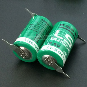法国SAFT锂电池 LS14250E 1/2AA锂电池 1250mAh 带焊脚 er14250