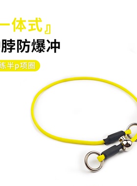 训狗p绳狗狗p字项圈防爆冲训狗脖套脖圈颈圈赛级p链遛狗牵引绳