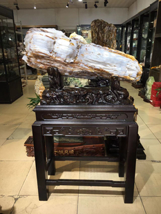 缅甸树化玉奇石天然桌面观赏石木化玉风水家居装饰小摆件镇宅原石