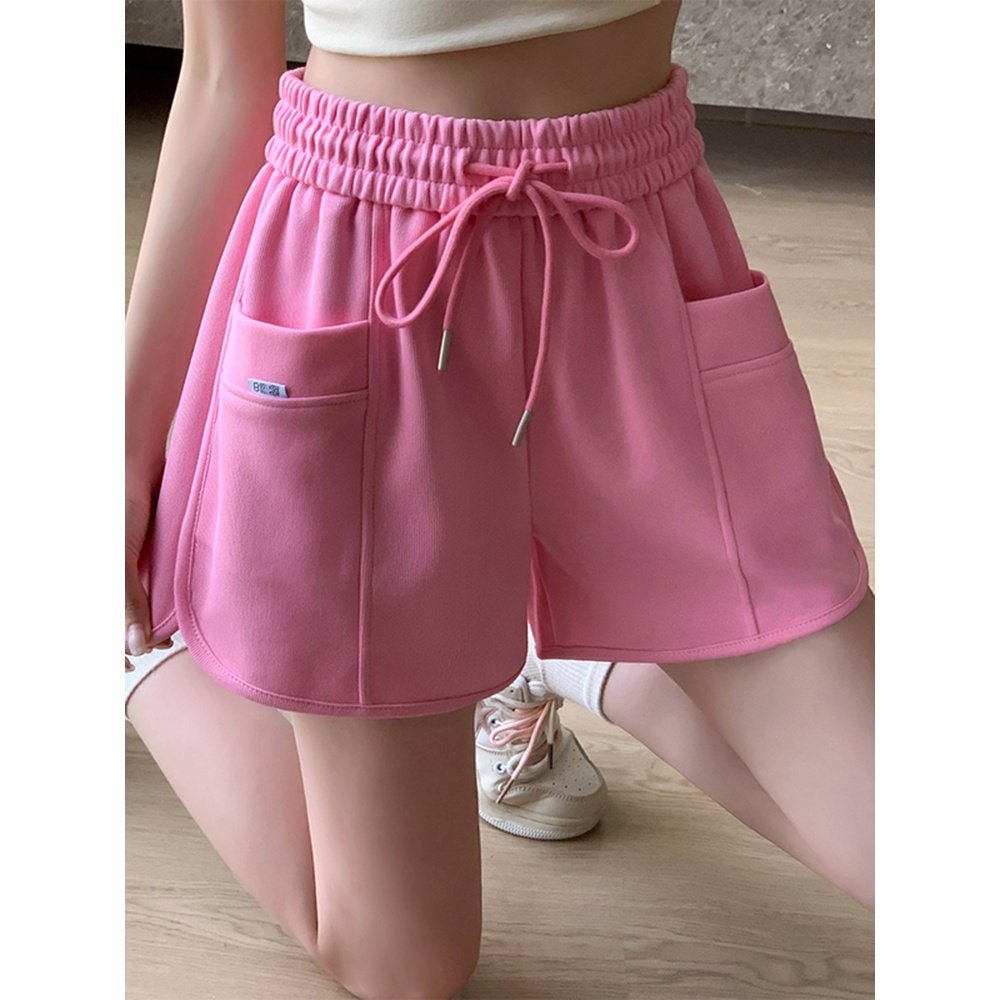 【MUDI多米潮牌】夏裤女A字热裤三分裤休闲百搭外穿时尚显瘦女裤