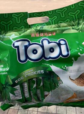 越南特产 Tobi 椰子味面包干300克饼干牛奶鸡蛋味网红早餐零食