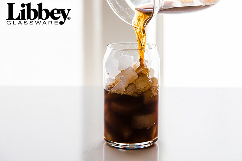 美国LIBBEY利比网红创意易拉罐系列冰咖特饮杯多用啤酒杯两款可选