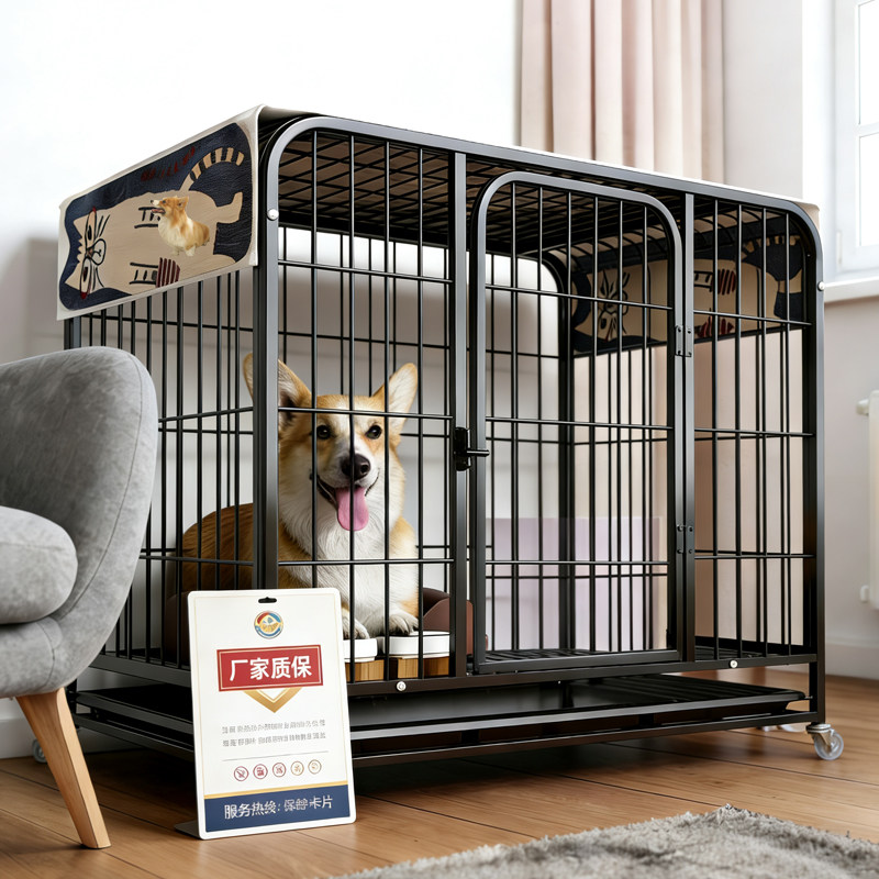 狗笼子中型犬小型犬室内带厕所柯基泰迪比熊边牧专用狗窝宠物围栏