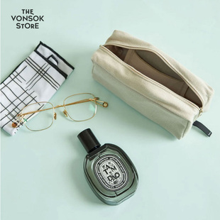 纵向书写 TVS¨ JOBU小众帆布辑 日本帆布收纳包仓敷ins笔袋