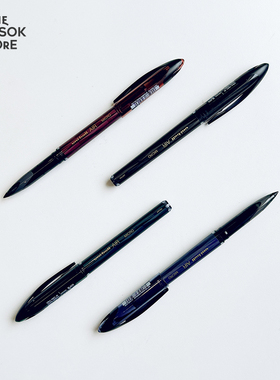 日本uni三菱黑科技UBA-188黑金新色签字笔直液可控字迹粗细中性笔