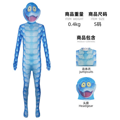 疯狂动物城朱迪服兔子警官gary蛇cos服连体衣儿童二次元舞台服