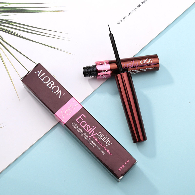 彩妆雅邦防水柔滑眼线液女持久不晕染速干初学者下睫毛极细眼线笔