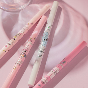 FLORTTE/花洛莉亚BUNNY联名双头眼线胶笔刷持久化妆品眼线胶笔女
