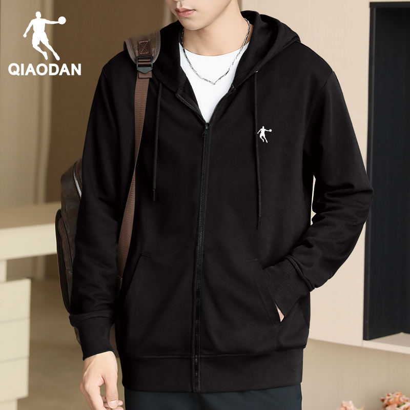 乔丹外套男连帽开衫针织运动上衣