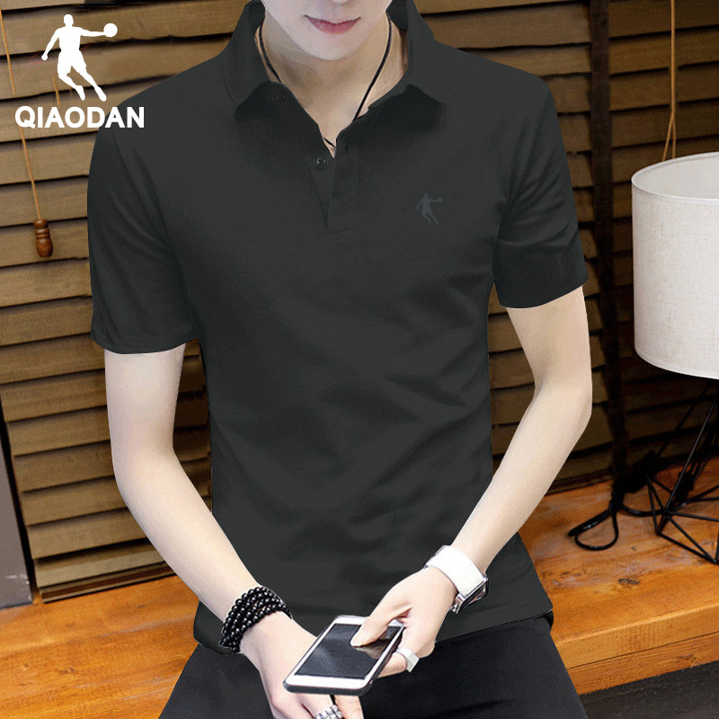 乔丹polo衫男士短袖翻领棉t恤2026夏季新款商务男装休闲运动上衣