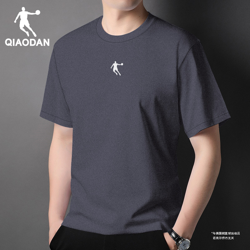 乔丹短袖T恤男速干圆领运动上衣
