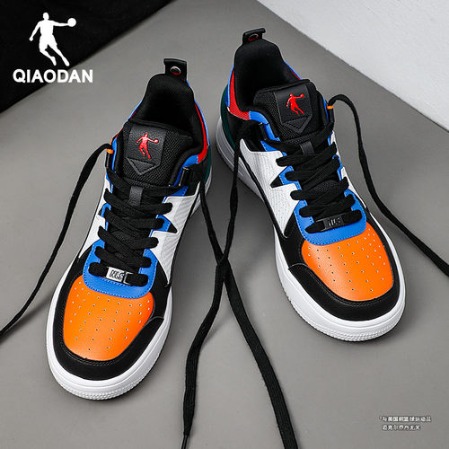 乔丹运动鞋男鞋皮面防水高帮板鞋