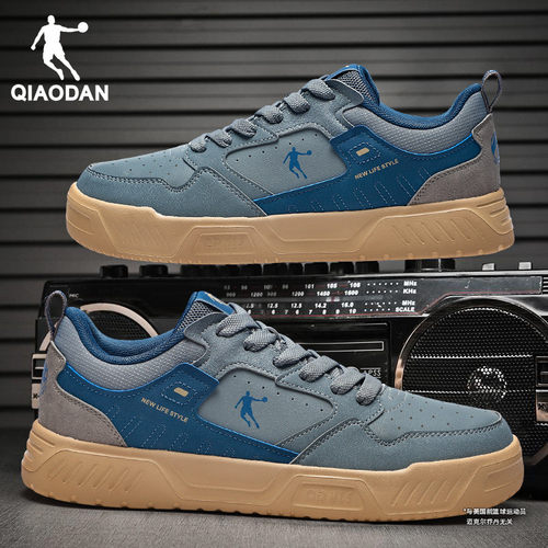 乔丹运动鞋男鞋百搭皮面低帮板鞋