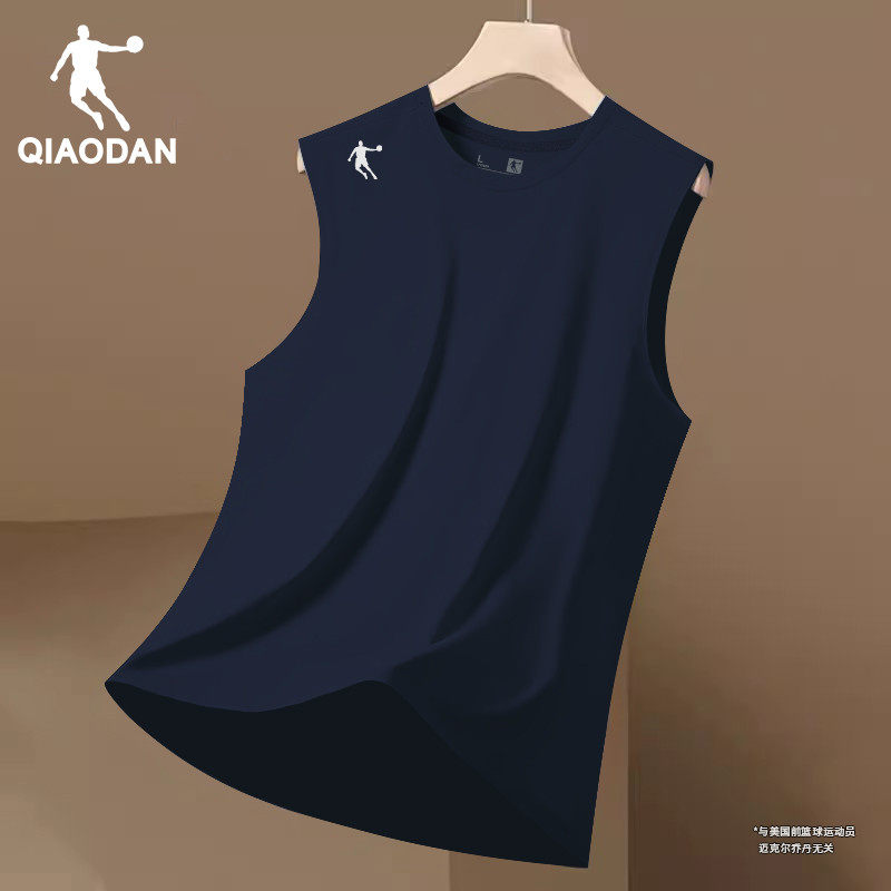 乔丹运动背心男士2026夏季新款坎肩纯棉无袖T恤正品健身训练服男