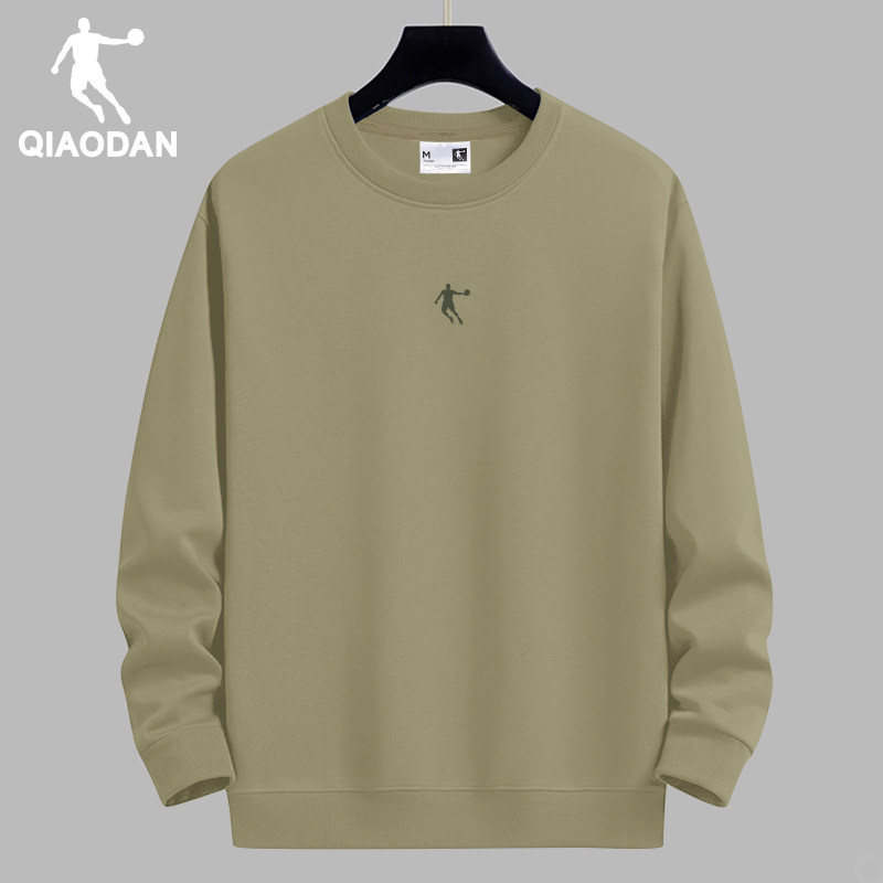 乔丹卫衣男款春秋2026年新款青少年圆领长袖T恤宽松户外运动外套