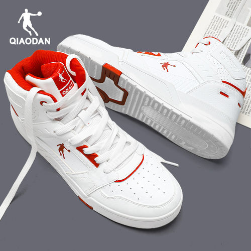 乔丹男鞋板鞋高帮鞋休闲运动鞋子