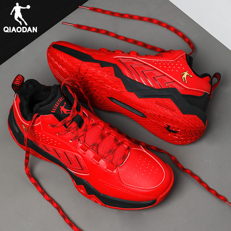 乔丹城市英雄篮球鞋男鞋冬季新款防寒加绒保暖棉鞋耐磨防滑运动鞋