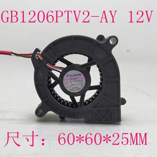 全新SUNON建准GB1206PTV2 13.B2611.RX.GN 12V 1.7W投影仪风扇